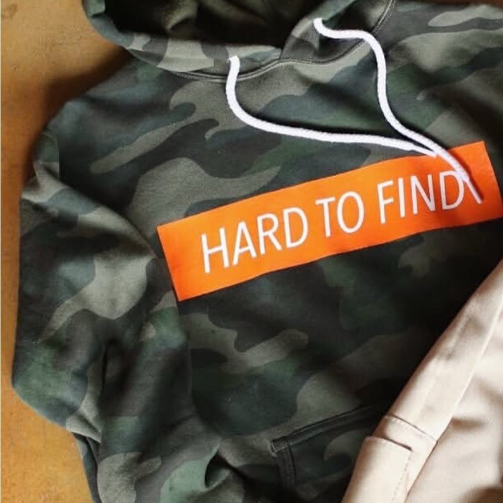 “HARD TO FIND” Camouflage Green Hoodie
